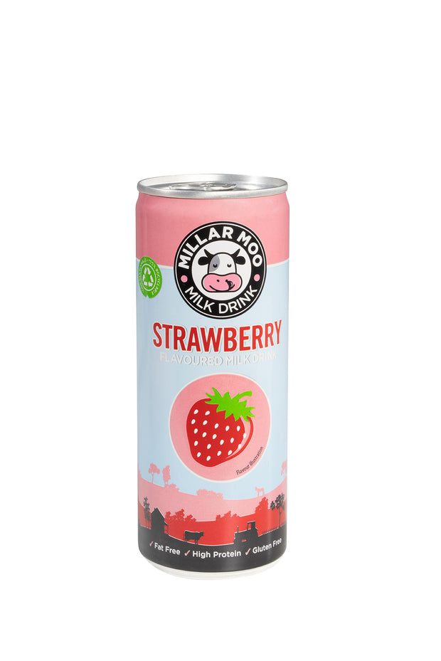 Crate of Strawberry Milkshake