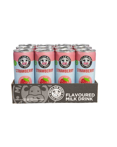 Crate of Strawberry Milkshake