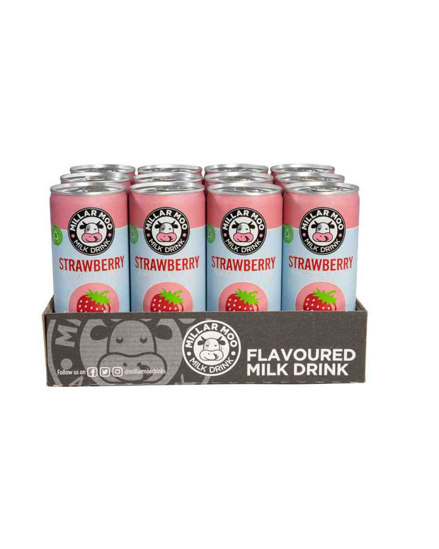 Crate of Strawberry Milkshake